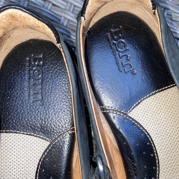 Born Mary Jane with Velcro strap black 8.5/40 leather upper EUC - Picture 2 of 10